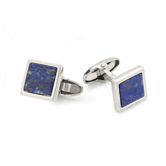Gemelli in argento bianco UNOAERRE 5461