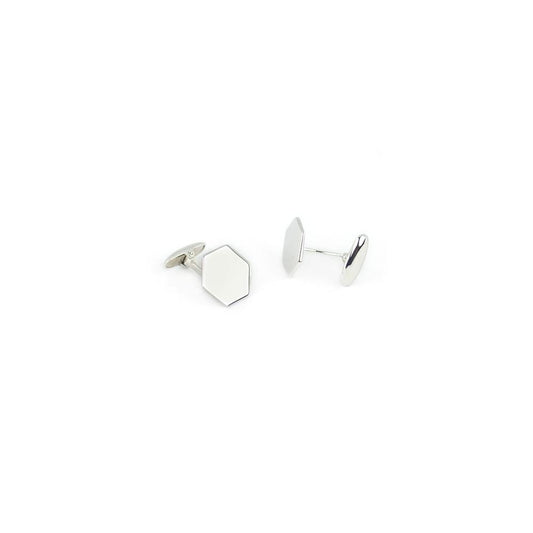 Gemelli in Argento con forma esagonale