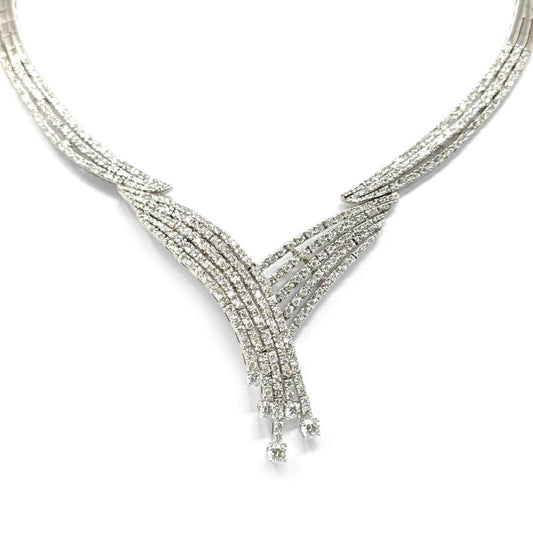 Girocollo Cascata di Diamanti CT 9.00 VVS IF F