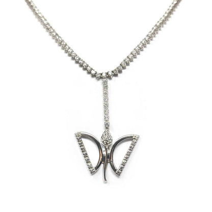 Girocollo Farfalla con Diamanti CT 2.00 Collezione S. Dali