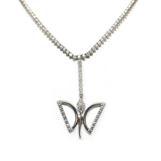 Girocollo Farfalla con Diamanti CT 2.00 Collezione S. Dali