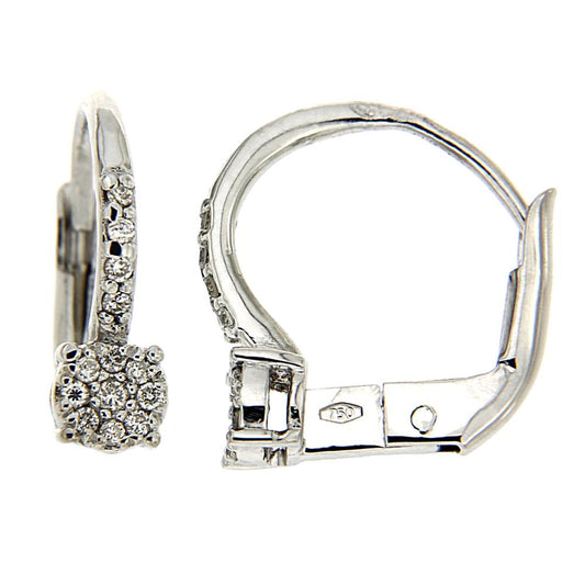 Orecchini con Diamanti CT 0.12 Linea Cristal