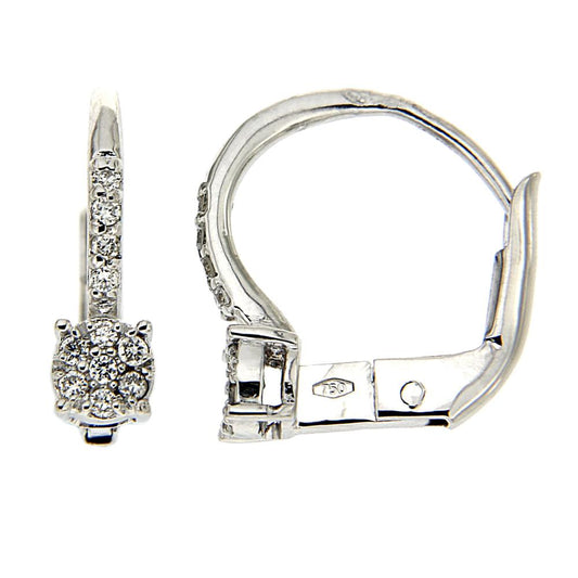 Orecchini con Diamanti CT 0.17 Linea Cristal