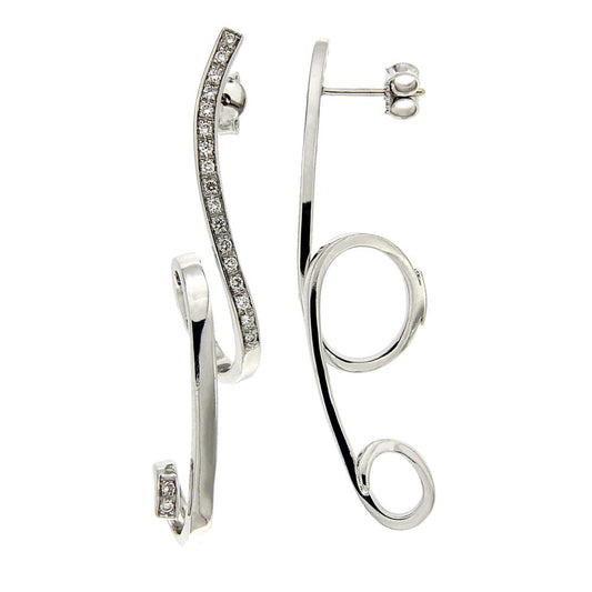 Orecchini con Diamanti CT 0.44 VVS IF F