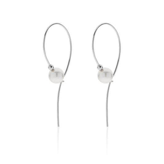 Orecchini in argento con cristallo bianco UNOAERRE 6107
