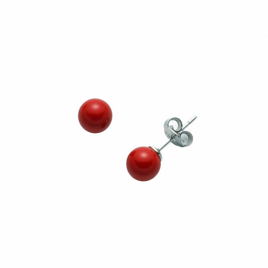 Orecchini in argento con pietra azzurra