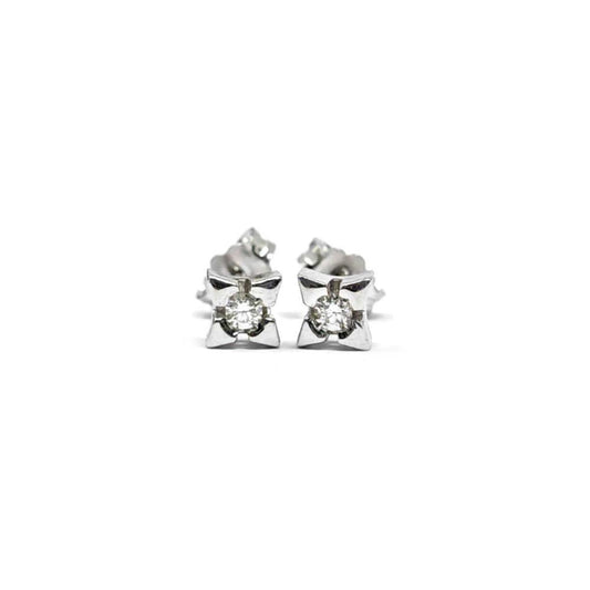 Orecchini Punto luce con Diamanti CT 0.10