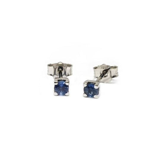 Orecchini Punto Luce con Zaffiri CT 0.32