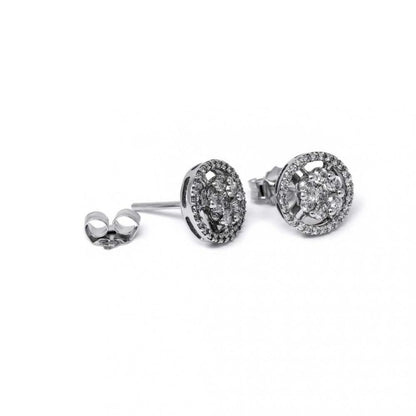 Orecchini Punto Luce Fantasia con Diamanti CT 0.60