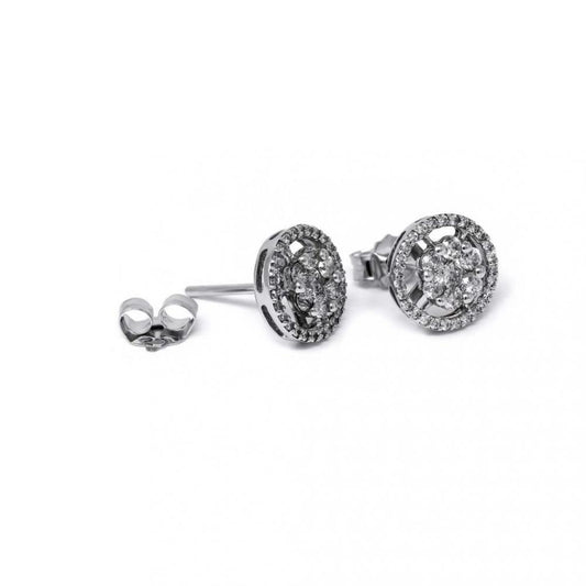 Orecchini Punto Luce Fantasia con Diamanti CT 0.60