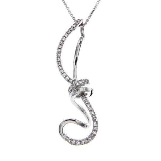 Pendente Stilizzato con Diamanti CT 0.51