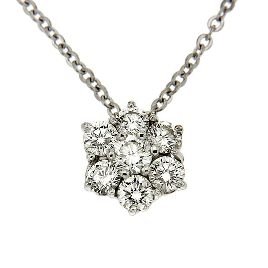 Pendente con Diamanti Linea Fiore CT 0.70