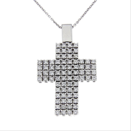 Pendente Croce con Diamanti CT 1.23