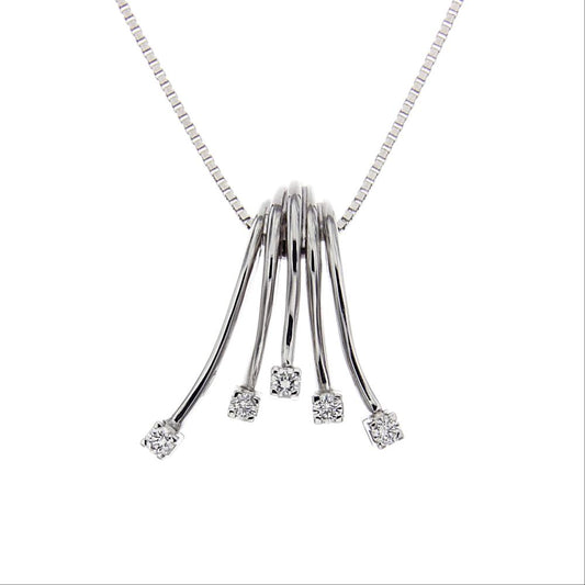 Pendente Fantasia con Diamanti CT 0.20
