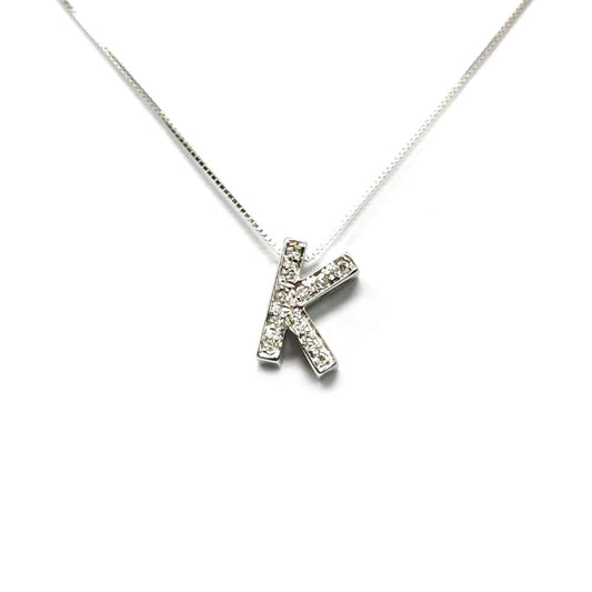 Pendente Lettera K CT 0.04