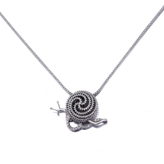 Pendente Lumaca con Diamanti CT 1.68 Collezione S.Dali