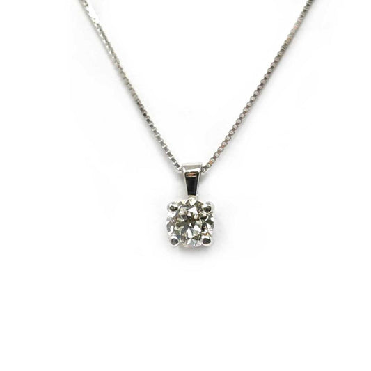 Pendente Punto Luce con Diamante CT 0.47 VVS1 F