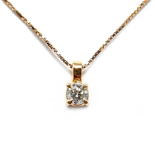 Pendente Punto Luce in Oro Rosa CT 0.15