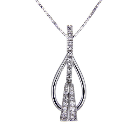 Pendente Stilizzato con 26 Diamanti CT 0.29