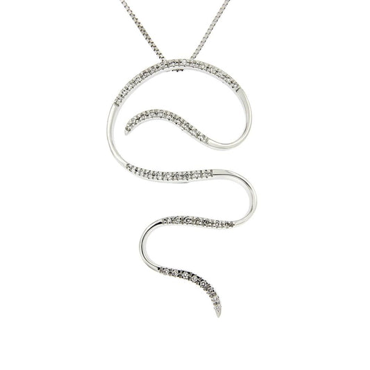 Pendente Stilizzato con 49 Diamanti CT 0.38