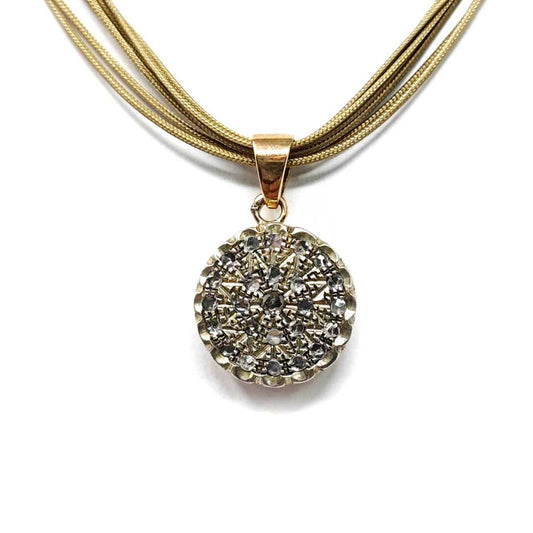Pendente Toppa Palermitana con Diamanti Corone