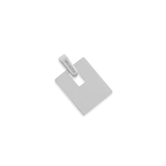 Pendente Unoaerre quadrato argentato ref.2547