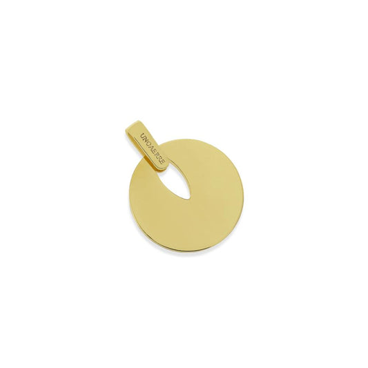 Pendente Unoaerre tondo dorato ref.2548